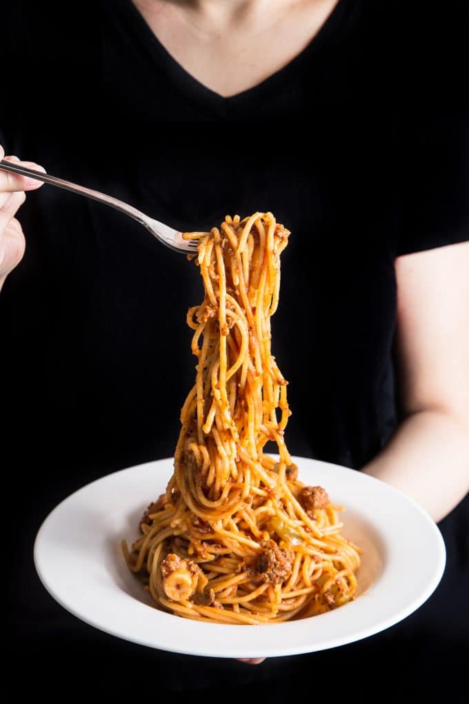 Instant Pot Pressure Cooker Spaghetti Bolognese Recipe