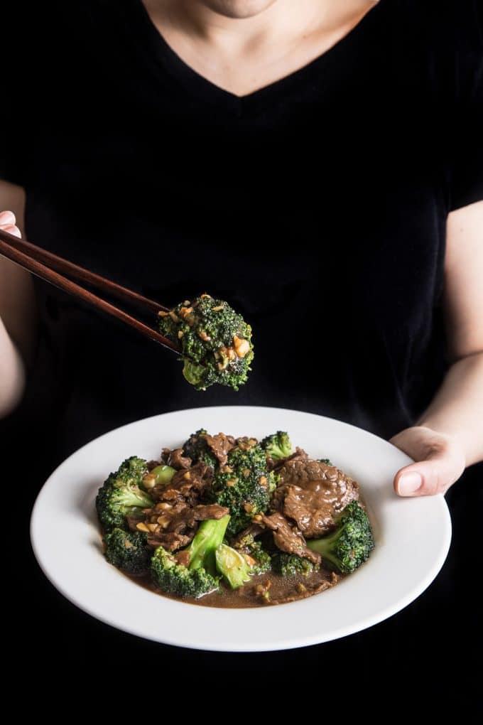 Make this flavorful Chinese Easy Beef and Broccoli Stir Fry recipe in 25 mins! Tender beef & crunchy broccoli soaked in delicious garlicky ginger sauce.