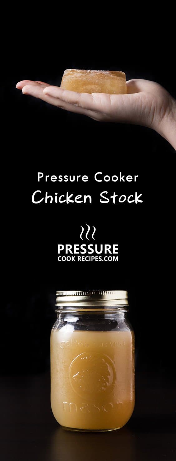 Pressure Cooker Chicken Stock Recipe (Instant Pot Chicken Stock)