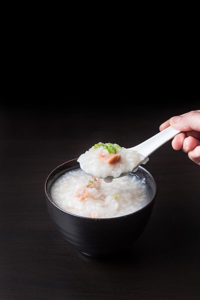 Comforting Pressure Cooker Congee (Rice Porridge or Jook) Recipe