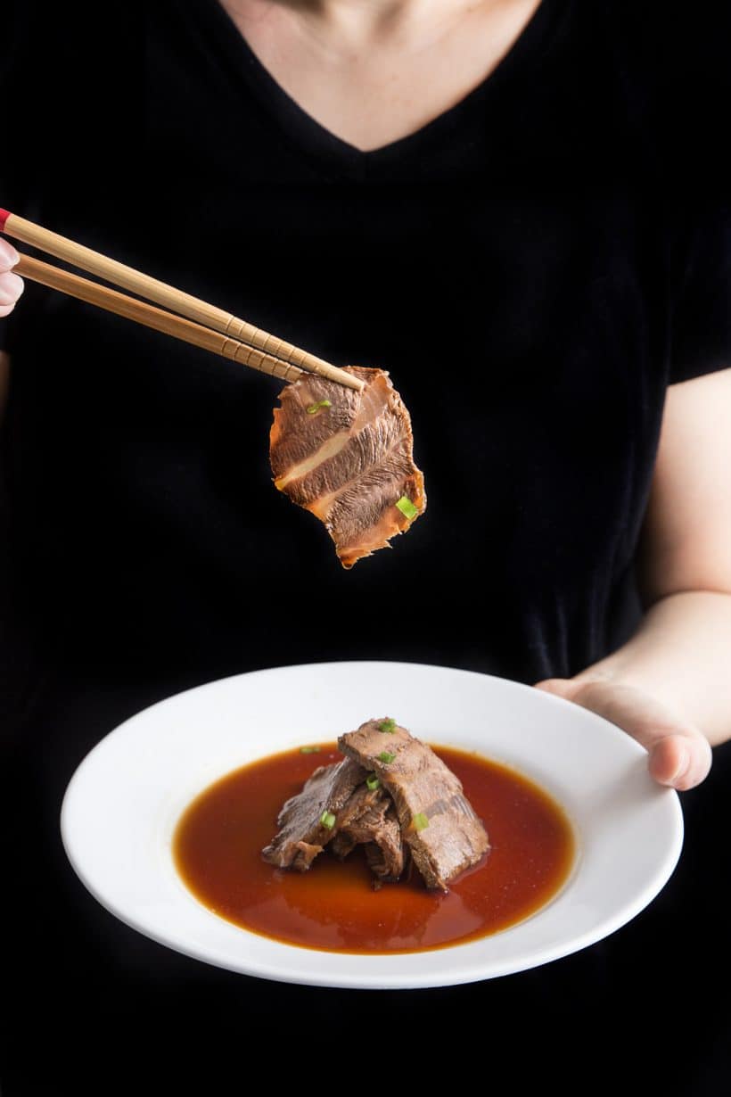 Make this delicious Chinese Braised Beef Shank Recipe in the Pressure Cooker with homemade Chinese Master Stock 滷水汁! This flavorful and tender beef makes a great chilled appetizer or a warm main dish.