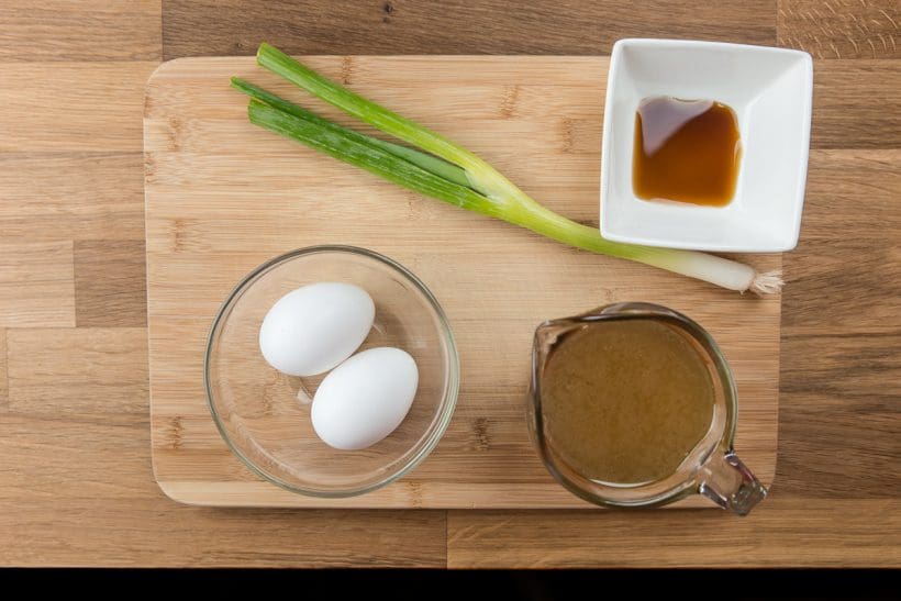 Steamed Eggs (Savory Egg Custard 蒸水蛋) in Pressure Cooker Recipe Ingredients