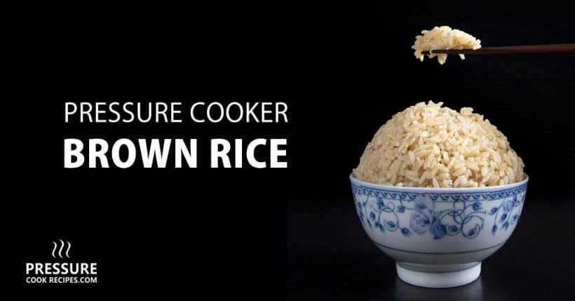 No more uncooked, burnt or mushy brown rice. Cut short half the cooking time & make perfect pressure cooker brown rice in 20 minutes! Set it and forget it.
