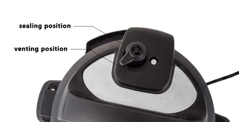 Pressure Cooker Venting Knob Position