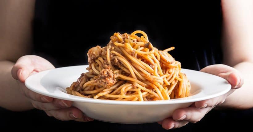 One Pot Pressure Cooker Spaghetti Bolognese
