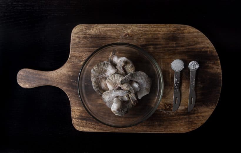 Dry Brine Tiger Prawns Ingredients