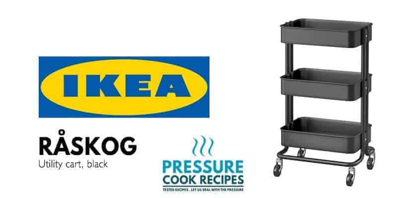 10 Common Mistakes for New Instant Pot Users: IKEA Utility Cart for Instant Pot Storage
