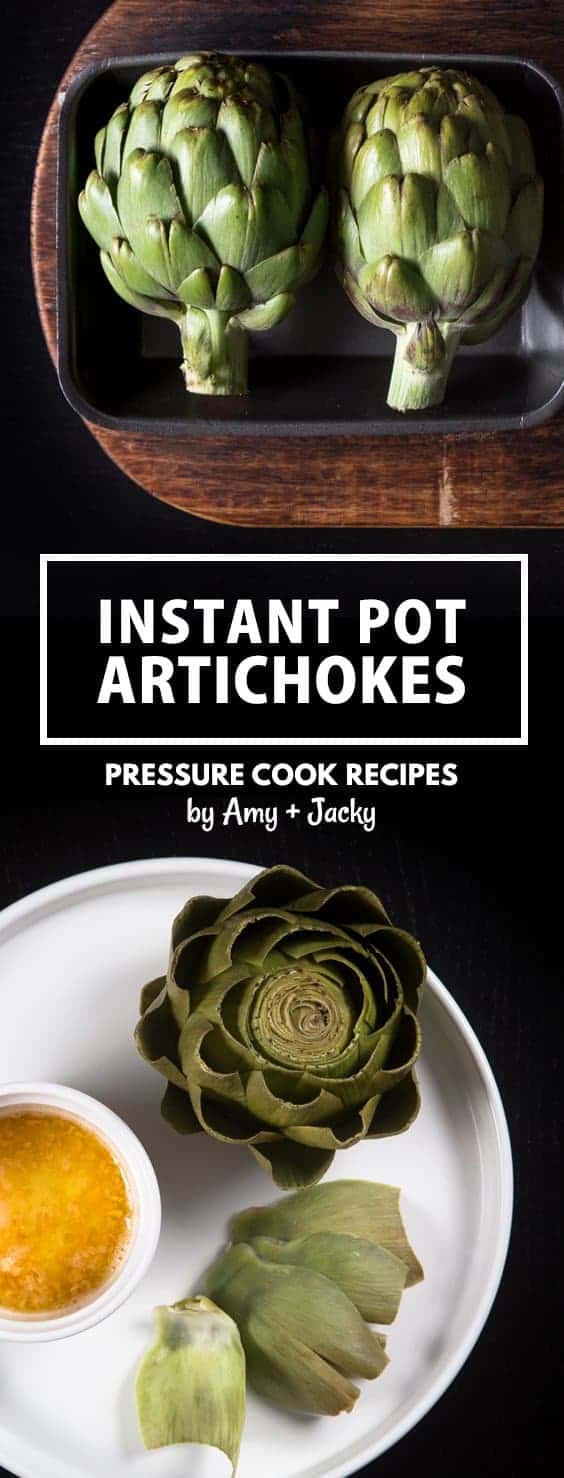 Instant Pot Artichokes Recipe (Pressure Cooker Artichokes): Make this foolproof recipe in 20 mins! Superfood nutrient powerhouse with delicious delicate flavors.