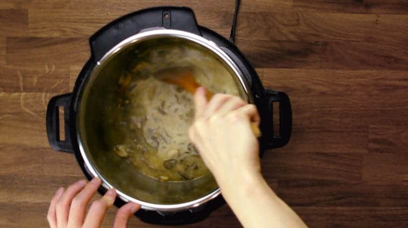 Instant Pot Pork Chops in HK Mushroom Gravy Recipe: Homemade Mushroom Gravy