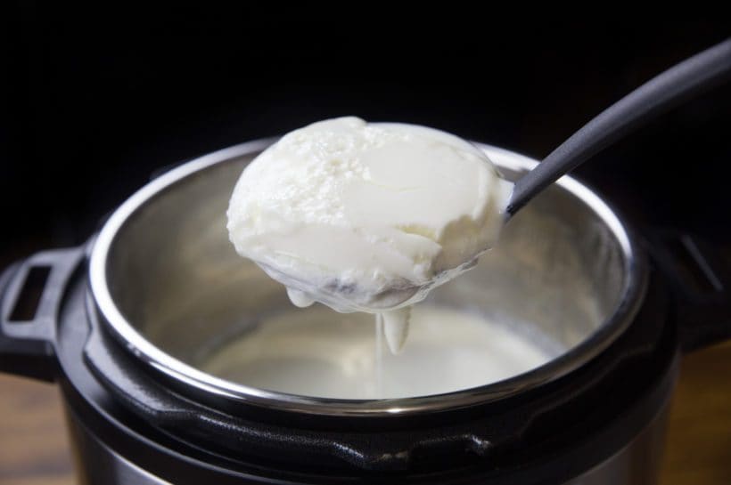 Instant Pot Yogurt with Powdered Milk Added