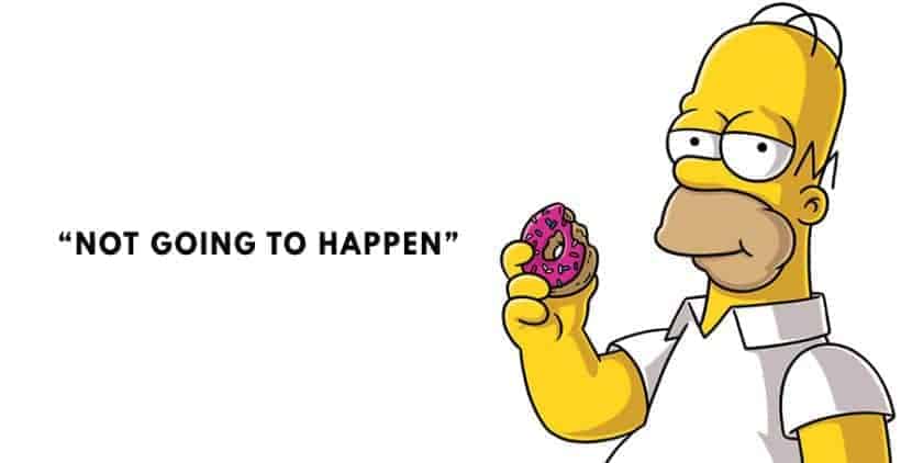 Homer Simpson Loves His Donuts