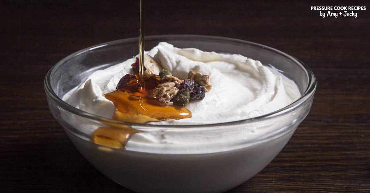 Instant Pot Greek Yogurt Recipe {Cold Start}
