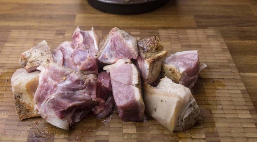 Instant Pot Pulled Pork Recipe (Easy Pressure Cooker Pulled Pork): cube pork shoulder