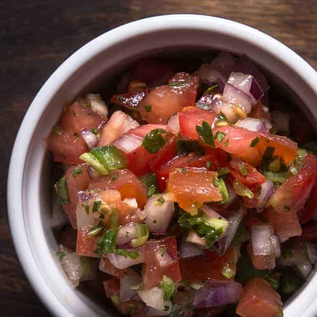 Instant Pot Memorial Day Recipes: Homemade Salsa Recipe (Pico de Gallo)