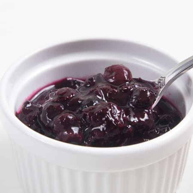 Instant Pot Homemade Food Gifts (Christmas Edible Gifts): Instant Pot Blueberry Compote Recipe