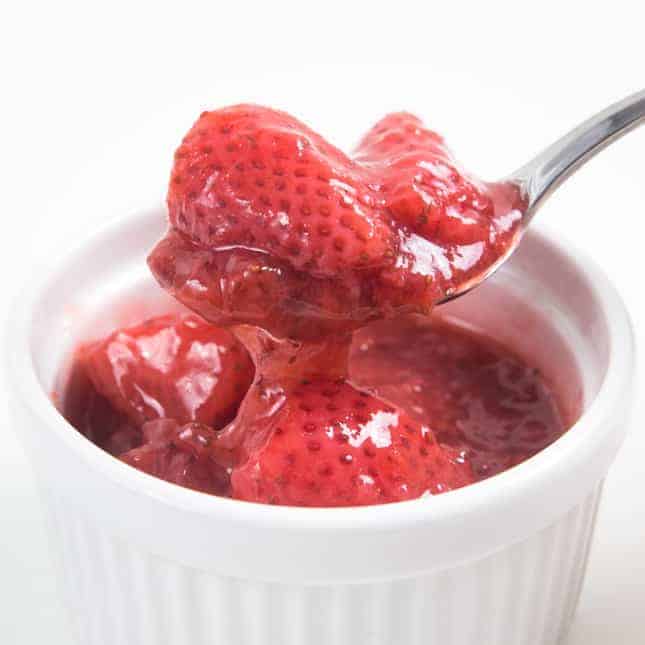 Instant Pot Homemade Food Gifts (Christmas Edible Gifts): Instant Pot Strawberry Compote Recipe
