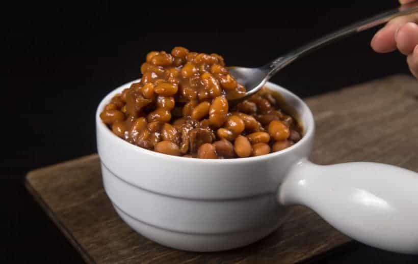 Make Smokey Instant Pot Baked Beans Recipe (Pressure Cooker Baked Beans) Homemade Baked Beans from Scratch in deliciously thick sticky sauce. Perfect for your next BBQ, picnics, potlucks, or dinners.