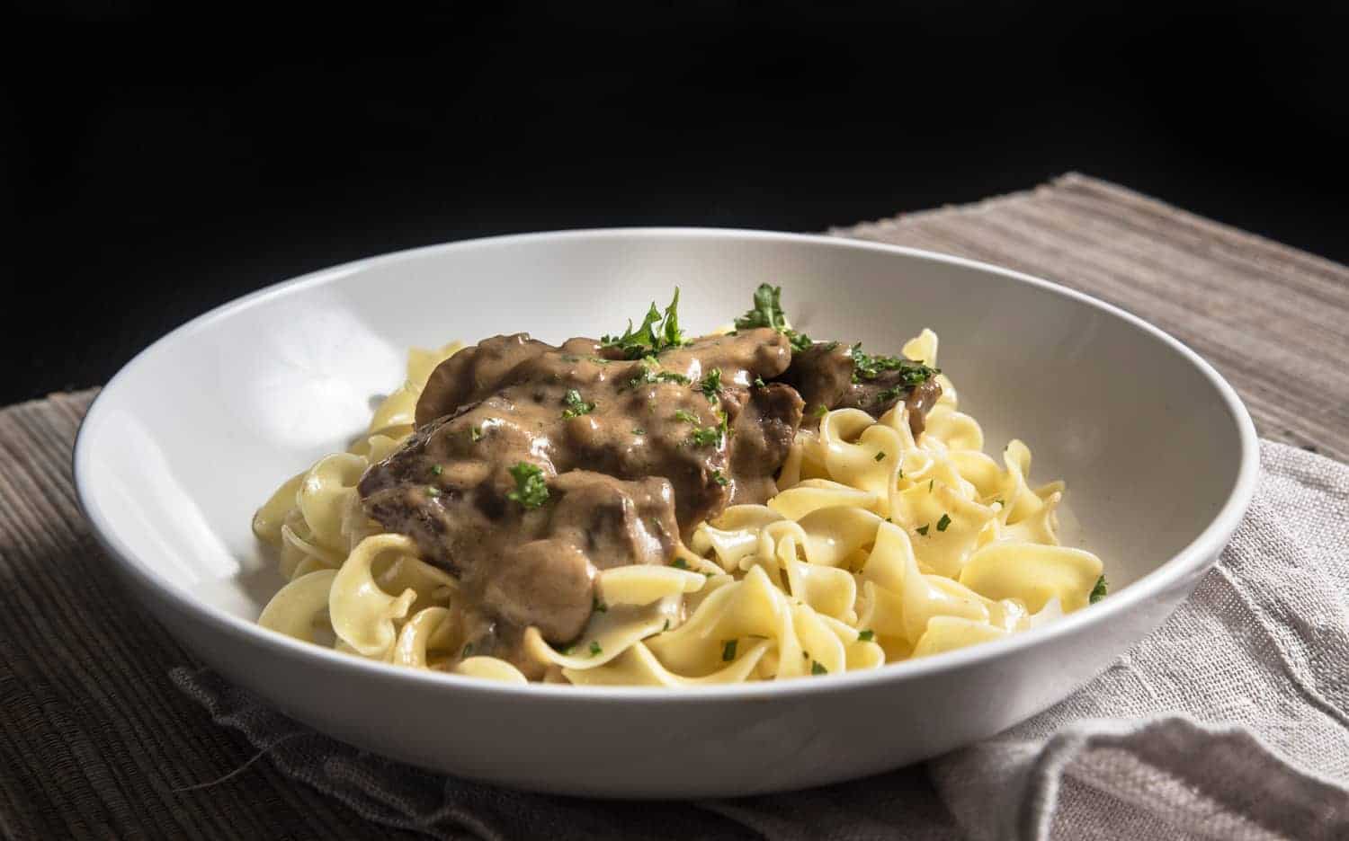 best easy instant pot beef stroganoff