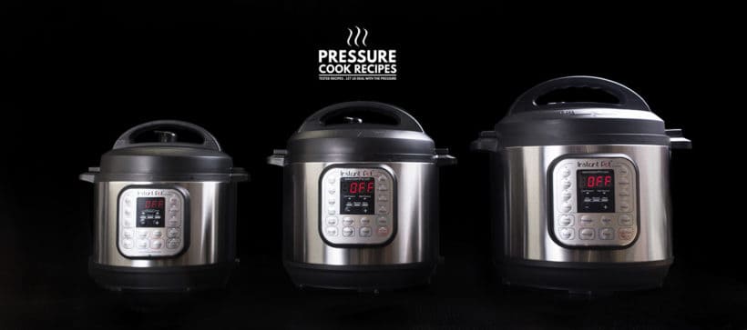 Instant Pot Review: Which Instant Pot to Buy. A visual and info comparison on the instant pot sizes - 3 quart, 6 quart, 8 quart. So you can decide which size is right for you.