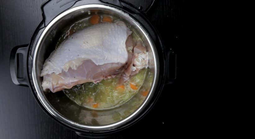 Instant Pot Turkey Breast Recipe (Pressure Cooker Turkey Breast): pressure cook turkey breast in Instant Pot Electric Pressure Cooker