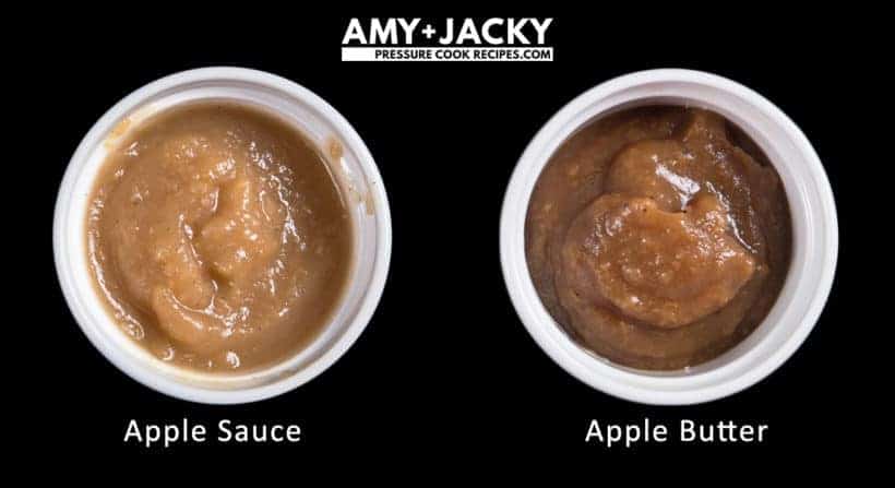 Instant Pot Apple Butter Recipe (Pressure Cooker Apple Butter): What is the difference between Apple sauce vs Apple Butter