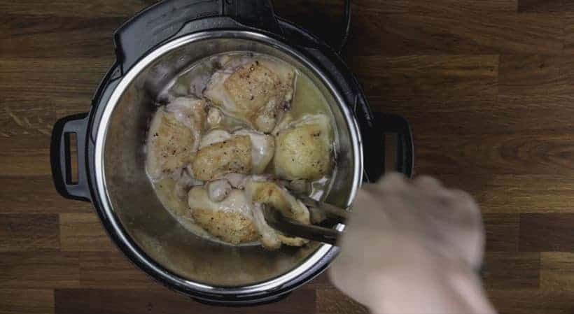 Quick and Easy Instant Pot Garlic Butter Chicken Recipe (Pressure Cooker Garlic Butter Chicken): pressure cook chicken thighs