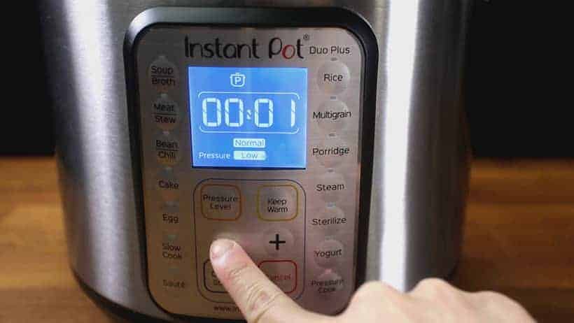 Pressure Cook at Low Pressure with Instant Pot Pressure Cooker
