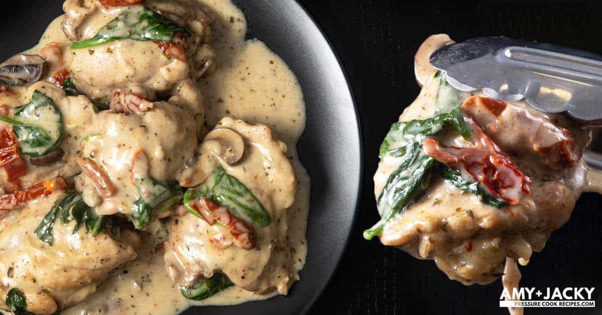 Chicken Cutlets in Tuscan Cream Sauce – Instant Pot Recipes