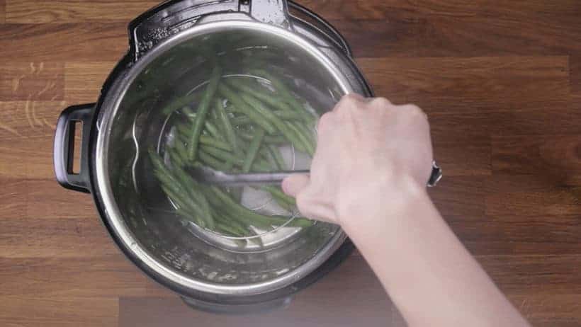 How long do you cook green beans in Instant Pot Pressure Cooker