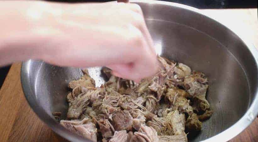 Instant Pot Kalua Pork Recipe (Pressure Cooker Hawaiian Pork Roast): shred hawaiian pig roast into Instant Pot Pulled Pork #instantpot #pressurecooker #recipes #pork #hawaiian