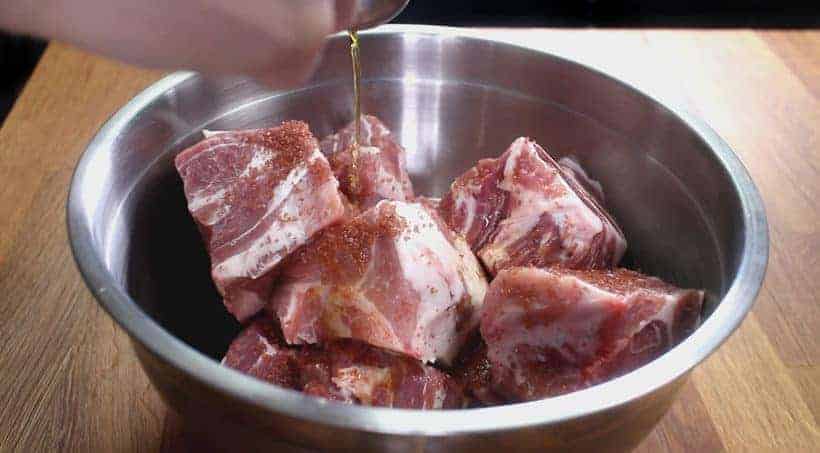 Instant Pot Kalua Pork Recipe (Pressure Cooker Hawaiian Pork Roast): marinate pork shoulder in coarse Red alaea Hawaiian sea salt #instantpot #pressurecooker #recipes #pork #hawaiian