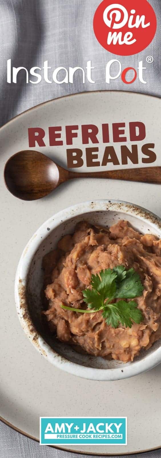 Instant Pot Refried Beans | Pressure Cooker Refried Beans | Instant Pot Pinto Beans | Instant Pot Beans | frijoles refritos | Mexican | Vegan | Vegetarian | Instant Pot Recipes #instantpot #pressurecooker #recipe #beans #side #dip #mexican