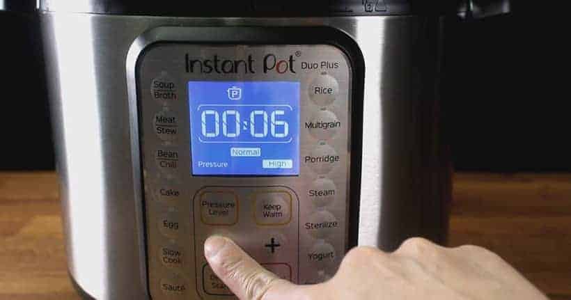Instant Pot High Pressure Pressure Cooking Program