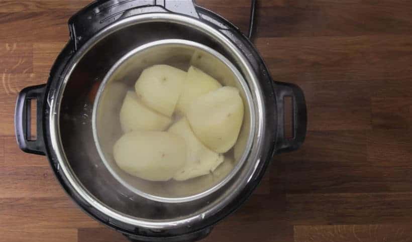 make pot in pot mashed potatoes in Instant Pot