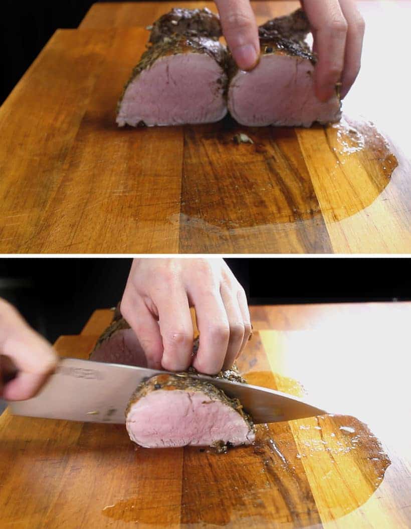 how to cut pork tenderloin