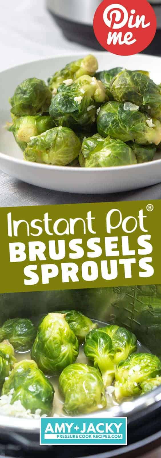 Instant Pot Brussels Sprouts | Pressure Cooker Brussels Sprouts | Instapot Brussel Sprouts | Instant Pot Vegetables | Instant Pot Side Dishes | Instant Pot Vegetarian | Instant Pot Recipes #instantpot #vegetables #easy #healthy #side