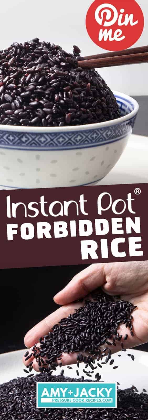 Instant Pot Black Rice | Instant Pot Forbidden Rice | Pressure Cooker Black Rice | Pressure Cooker Forbidden Rice | Instant Pot Rice | Pressure Cooker Rice | Instant Pot Recipes #instantpot #pressurecooker #rice #easy #healthy #recipes