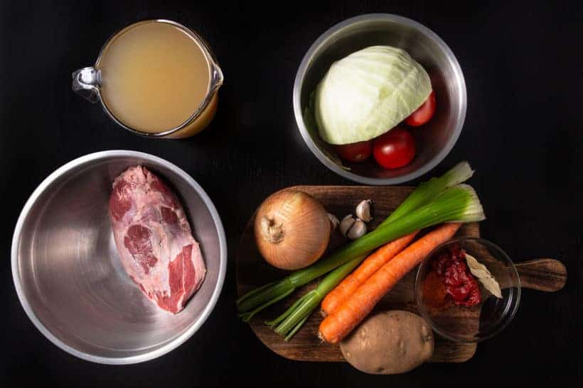 Instant Pot HK Borscht Soup Recipe Ingredients