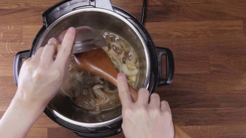 Instant Pot HK Onion Chicken: create HK onion sauce in Instant Pot Pressure Cooker