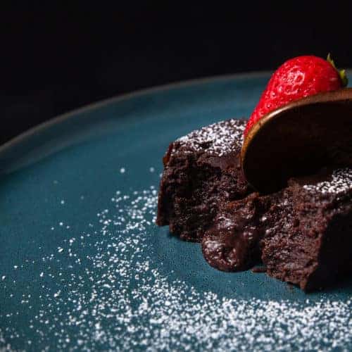 Molten Chocolate Cakes – with real chocolate centres! | RecipeTin Eats