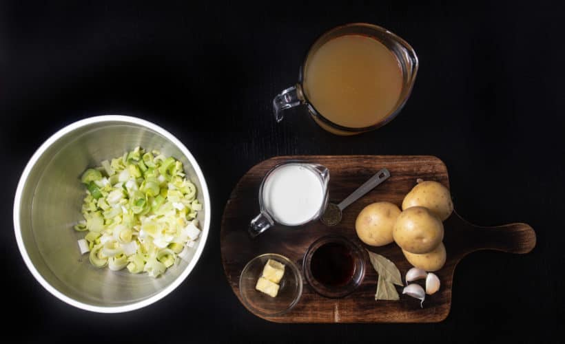 Instant Pot Potato Leek Soup | Pressure Cooker Potato Leek Soup Recipe Ingredients