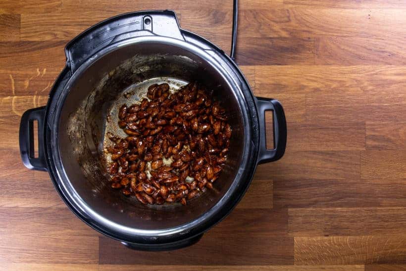 Instant Pot Churro Almonds | Cinnamon Candied Almonds | Caramelized Almonds Recipe: let almonds caramelize in the cinnamon churro mixture