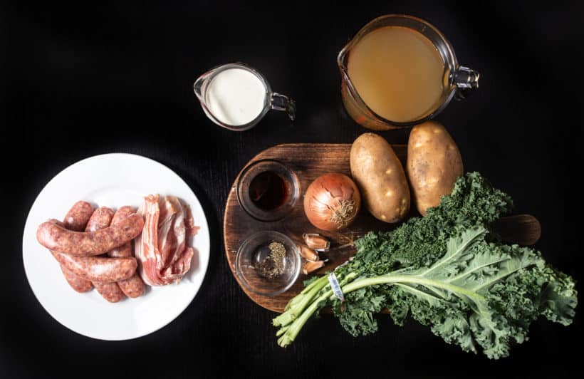 Instant Pot Zuppa Toscana Recipe | Pressure Cooker Zuppa Toscana Soup | Instant Pot Sausage Kale Potato Soup Ingredients