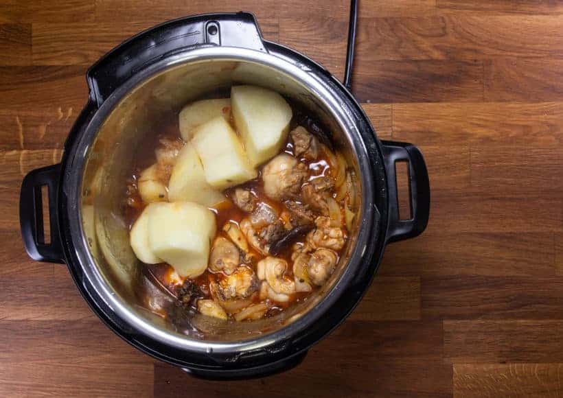 Instant Pot Chinese Chicken Stew | Instant Pot Da Pan Ji: pressure cooked chicken and potatoes