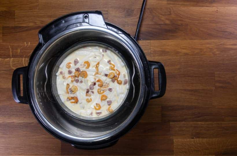 Instant Pot Turnip Cake: pressure cook turnip cake in Instant Pot Pressure Cooker