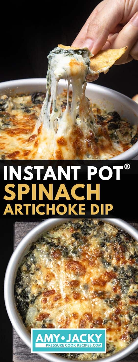 Instant Pot Spinach Artichoke Dip | Tested by Amy + Jacky