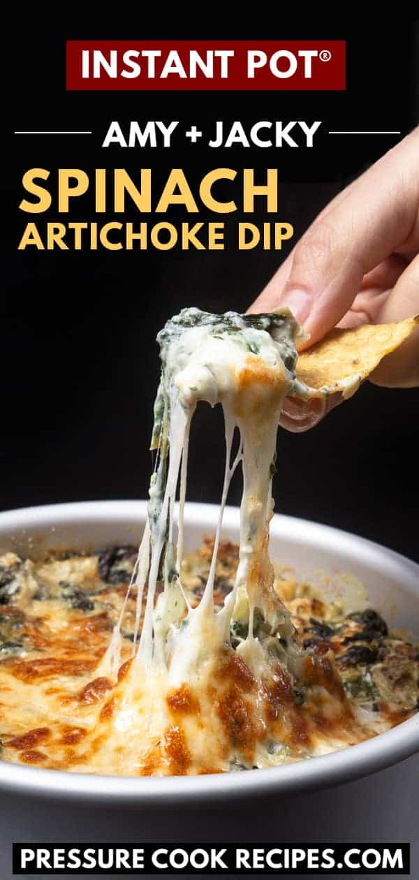 Instant Pot Spinach Artichoke Dip | Tested by Amy + Jacky