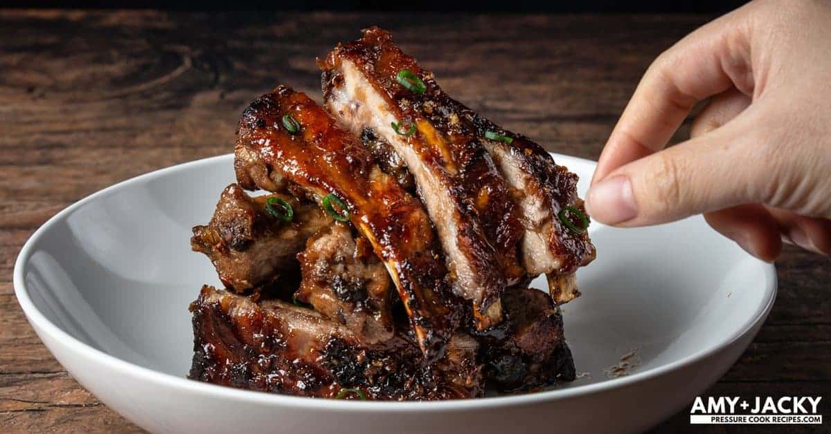 Instant Pot Honey Garlic Ribs Tested by Amy + Jacky