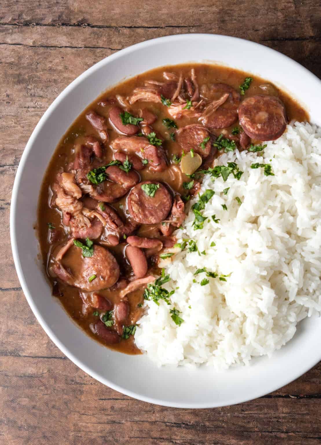 Instant Pot Red Beans and Rice - Tested by Amy + Jacky