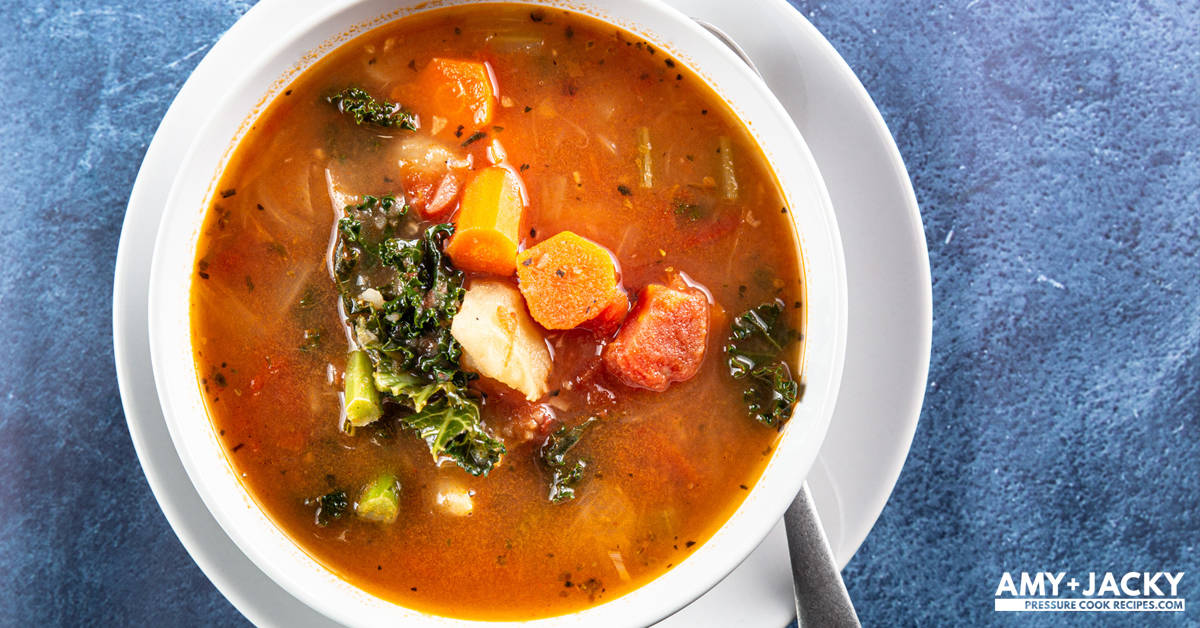 Best Instant Pot Vegetable Soup Recipe - How to Make Instant Pot